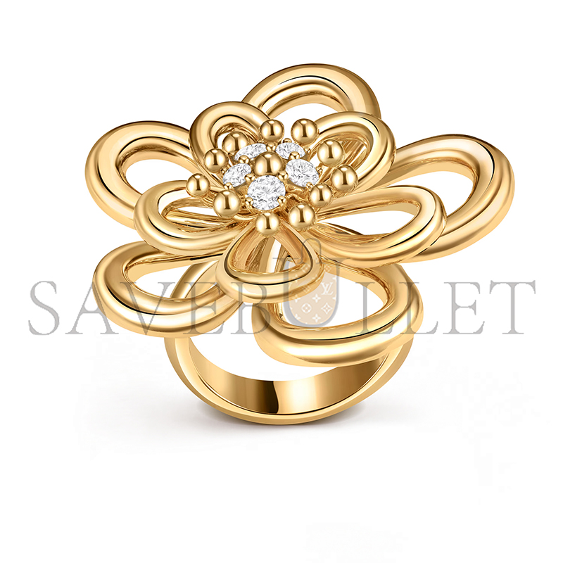 VAN CLEEF ARPELS FLOWERLACE RING VCARPME300